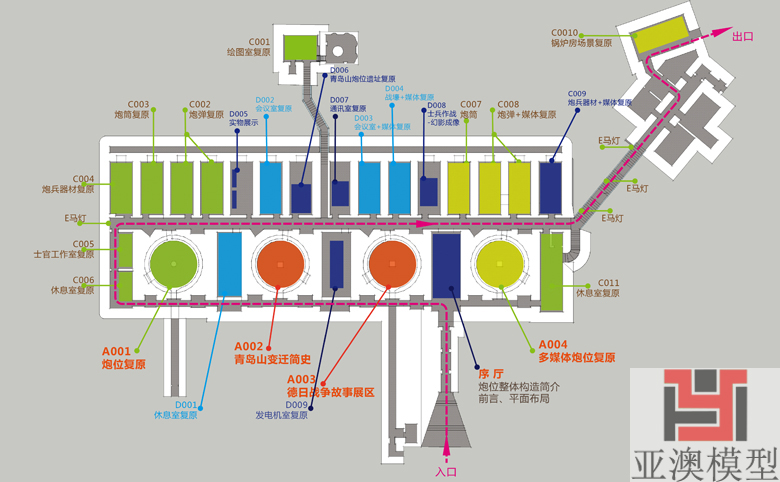 青島山炮臺(tái)遺址館---炮位復(fù)原等藝術(shù)品順利交付(圖1)